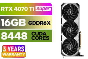 MSI GeForce RTX 4070 Ti SUPER 16G VENTUS 3X OC Graphics Card